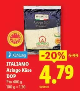 Asiago Käse DOP