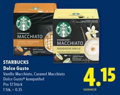 Dolce Gusto Vanille Macchiato, Caramel Macchiato