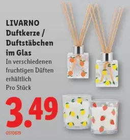 Duftkerze / Duftstäbchen im Glas