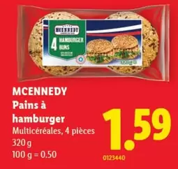 Pains à hamburger Multicéréales