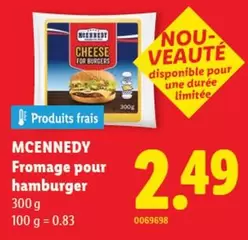 Fromage pour hamburger