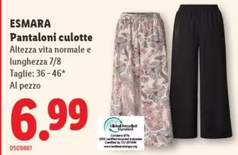 Pantaloni culotte