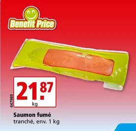 Saumon fumé tranché