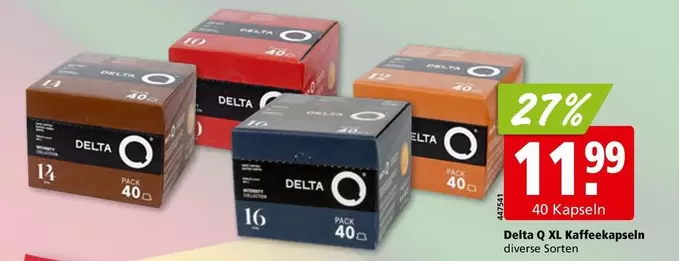 Delta - Q XL Kaffeekapseln