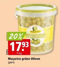 grüne Oliven