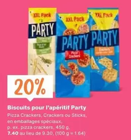 Biscuits pour l'apéritif