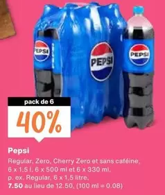 Regular, Zero, Cherry Zero et sans caféine