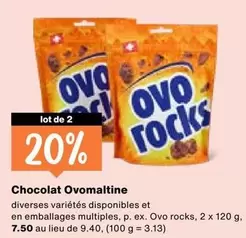 Ovomaltine - Chocolat Ovo rocks