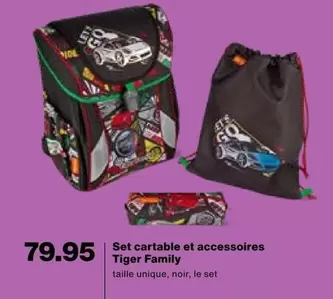 Set cartable et accessoires