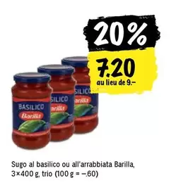 Sugo al basilico ou all'arrabbiata