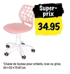 Chaises de bureau pour enfants