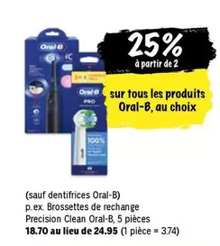 Oral B - Brossettes de recharge Precision Clean