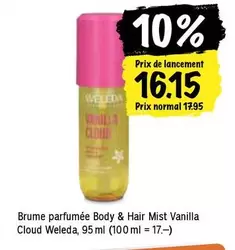 Weleda - Brume parfumée Body & Hair Mist Vanilla Cloud