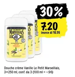 Douche crème Vanille Le Petit Marseillais