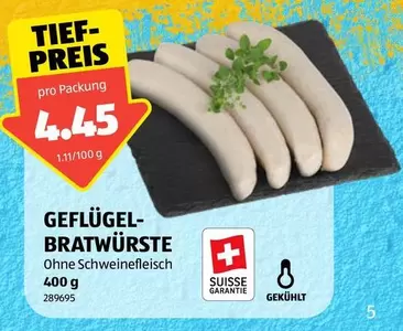Geflügel-Bratwürste 289695