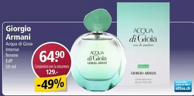 Armani - Acqua di Gioia Intense femme EdP