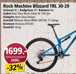 Shimano - Rock Machine Blizzard TRL 30-29