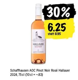 Schaffhausen AOC Pinot Noir Rosé Hallauer 2024, 75cl