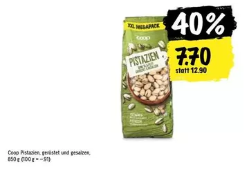Pistazien, geröstet und gesalzen