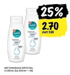 Cremedusche Soft & Care
