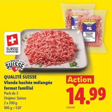 Action - Viande hachée mélangée format familial