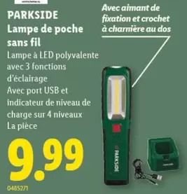 Lampe de poche sans fil
