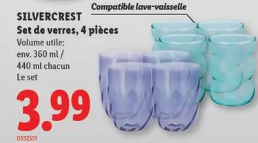 Set de verres, 4 pièces