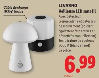 Veilleuse LED sans fil
