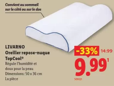 Oreiller repose-nuque TopCool