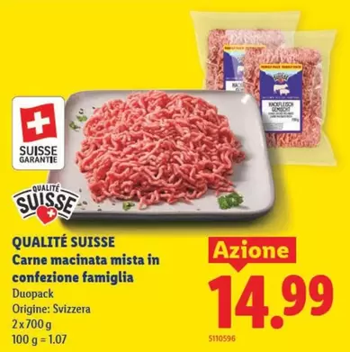 Carne macinata mista in confezione famiglia