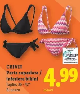 Parte superiore / inferiore bikini