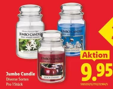 Jumbo Candle Diverse Sorten