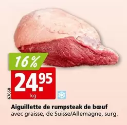 Aiguillette de rumpsteak de boeuf