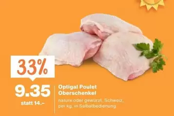 Optigal Poulet Oberschenkel