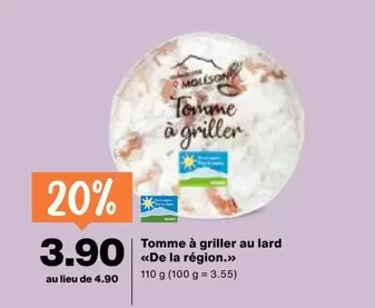 Tomme à griller au lard