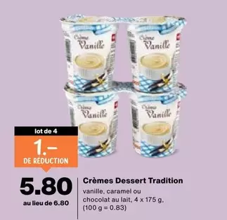 Crèmes Dessert Tradition