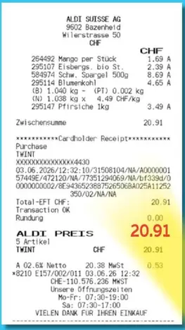 Ag - Mango per Stück
