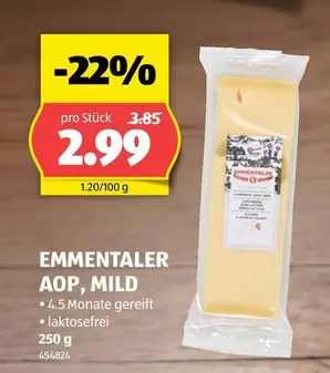EMMENTALER AOP, MILD