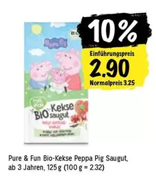 Bio-Kekse Peppa Pig Saugut