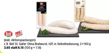Bell St. Galler Olma-Bratwurst, IGP