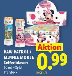 Minnie Mouse - PAW PATROL / MINNIE MOUSE Seifenblasen