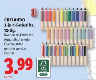 3-in-1-Farbstifte, 12-tlg.
