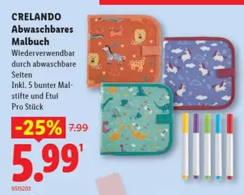 Abwaschbares Malbuch