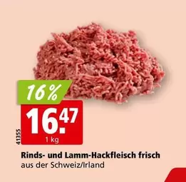 Rinds- und Lamm-Hackfleisch frisch