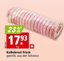 Kalbsbrust frisch gerollt