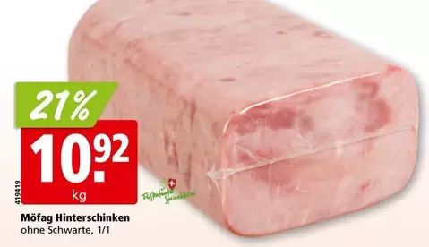 Möfag Hinterschinken ohne Schwarte