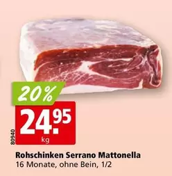 Rohschinken Serrano Mattonella