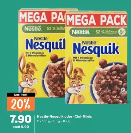 Nesquik oder -Cini-Minis