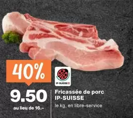 Fricassée de porc