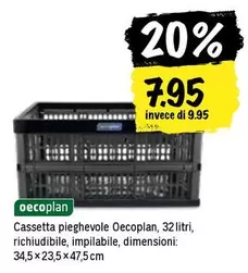 Cassetta pieghevole
